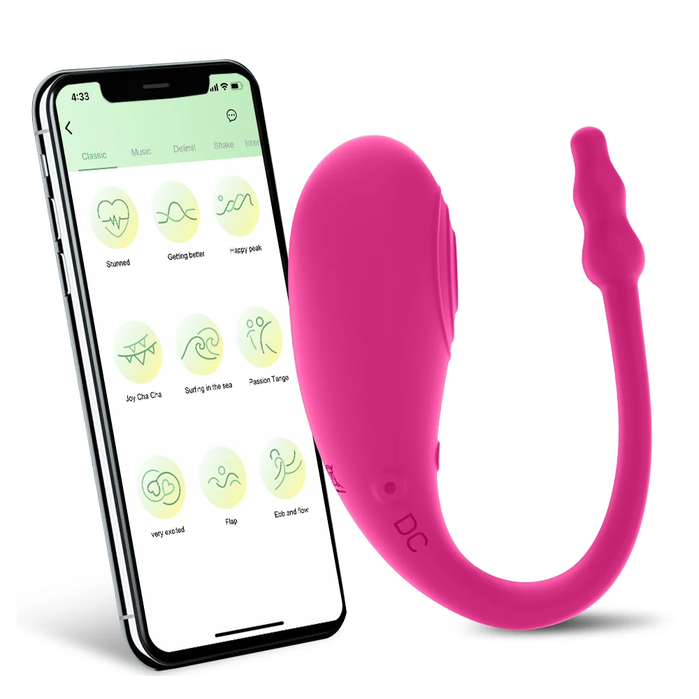 APP Remote Control with 9 mode Wearable Underwear Egg Vibrator for Female male Stimulator, Adult sex toy Couple Sex toy Games