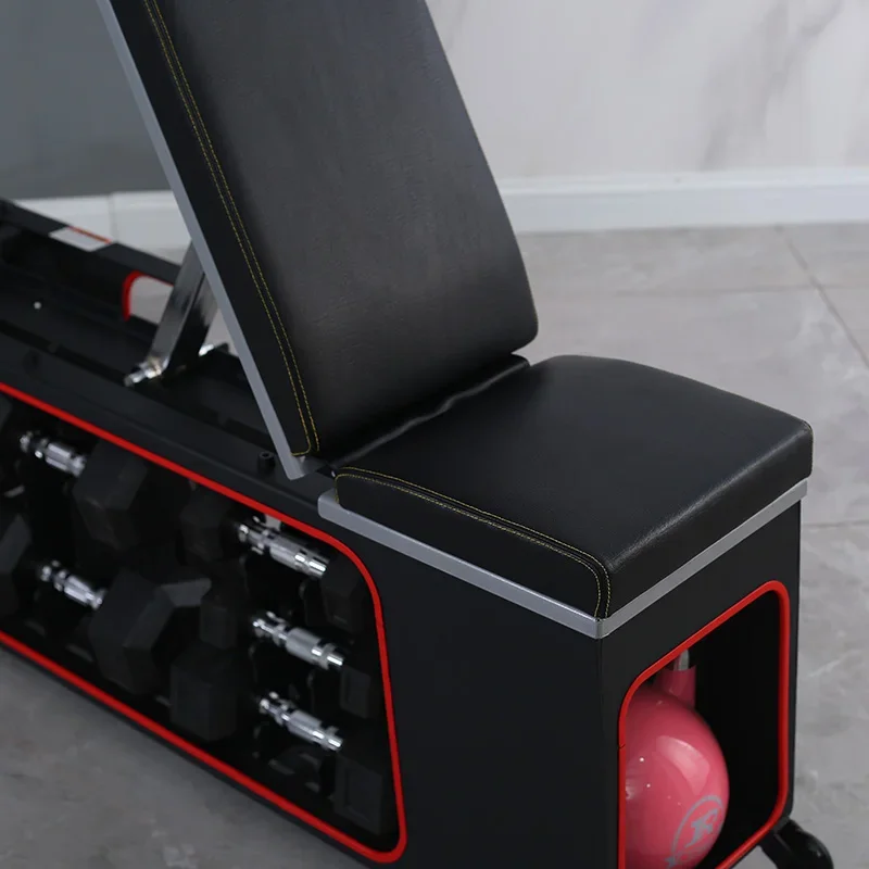 Home Gym Weight Bench Storage Foldable Sit Up Workout Benchs Press Multifunctional Adjustable Dumbbell Bench With Storage