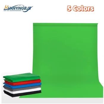 Background For Photography Backdrops White/Black/Blue/Green Screen Chroma Key Muslin Studio Photo Shooting Backdrop Cloth Paper 1