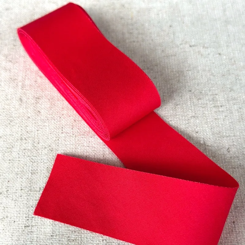 3/4/5 cm Baumwoll-Schrägband zum Nähen – weicher Twill-Kantenbesatz für Kleidung, Bettwäsche, DIY-Bastelarbeiten – gekämmte Baumwollbindung – Detail 4