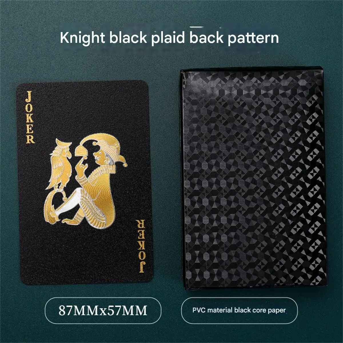 1pcs playing cards pvc plastic high value waterproof anti-folding tyrant gold playing cards wear-resistant dirt-resistant washab