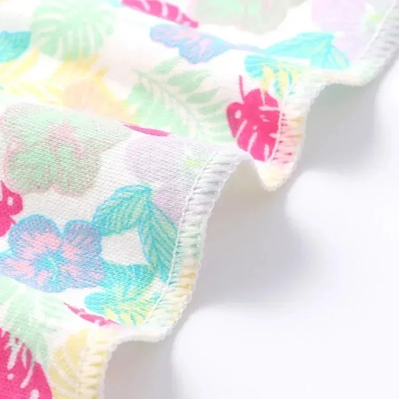 5/8Pcs Set Cotton Baby Bibs for Newborns Soft Absorbent Nursing Saliva Cloth Washcloth Handkerchief for Boys Girls Toddlers