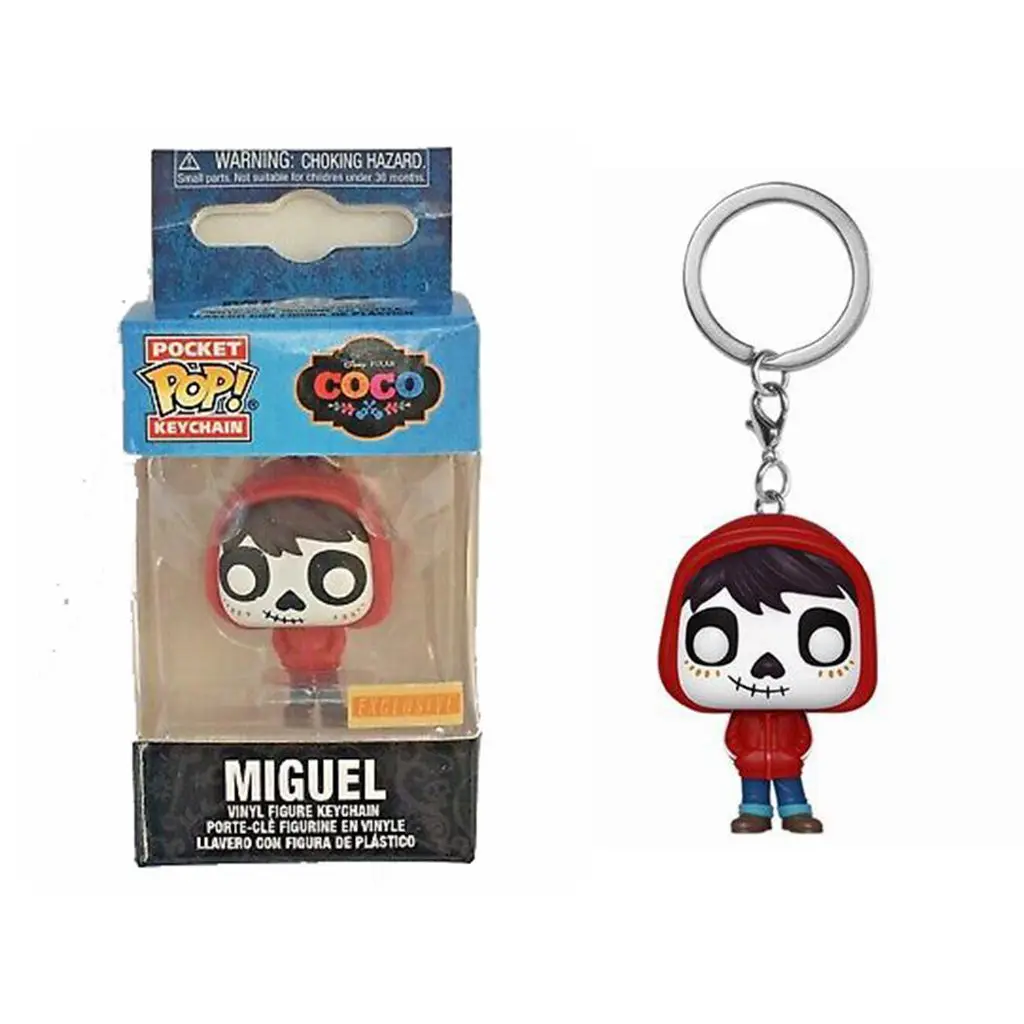 Funko Pixar Movie Coco Funko Pop Portachiavi Pocket Pop Coco Miguel Exclusive Action Figure Toys Portachiavi Per Ornamenti Regali