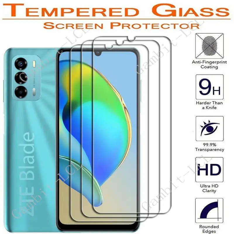 

For ZTE Blade V40 Smart 5G Design V41 V50 Design V40s Pro V30 Vita V10 V2020 4G V2021 Screen Protector Tempered Glass Film Cover