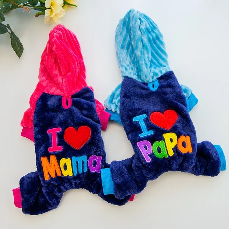 

Костюм для маленьких собак, комбинезон, мягкая теплая одежда для собак, зимняя одежда для домашних животных, штаны, костюм для йоркширского померанского бишона, пуделя, одежда для собак