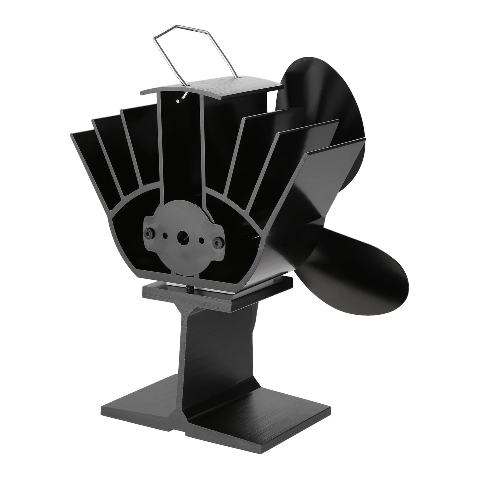 Fireplace Fan 4 Blades Stove Fan Heat Powered Stove Fan Powerless Eco  Friendly Low Noise Efficient Heat Distribution - AliExpress