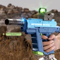 Space Hand Integrated Three Function Scorpion UZI Light Electric Automatic Water Gun Water Playing OutDoor Gift Toys for Boys 2