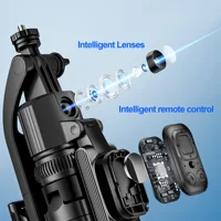 C17 Intelligent AI Face Tracking Stable Bluetooth Ggimbal Shooting Quadrapod Selfie Stick Mobile Phone Stabilizer - Image 4