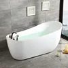 Modern Interior Free Stand Alone Acrylic Bathtub Bath Tub Bathroom Freestanding Alone Soaking Bathtubs 6