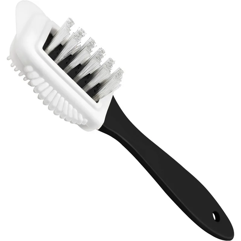 Nylon Suede Nubuck Leather Snow Boots Three-Sided Cleaning Brush Effective Stain Removal and Care 2