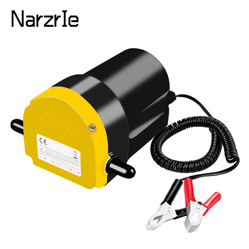 12V Electric Car Oil Pump Crude Oil Fluid Pump 60W Extractor Transfer