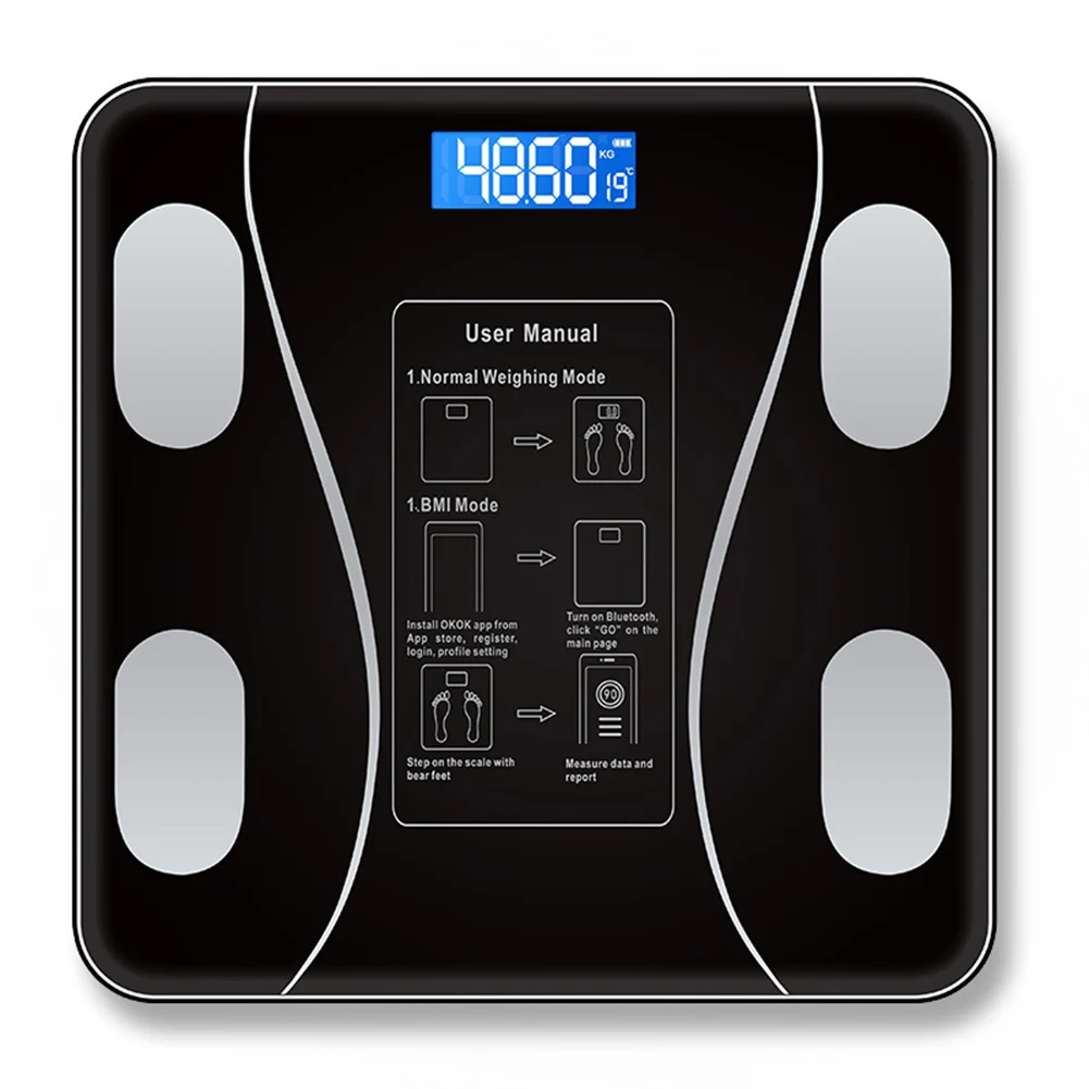 1pc 0.2-180KG Electronic Body Scale Smart Weight Scale Home Commercial  Electronic Scale for Weighing