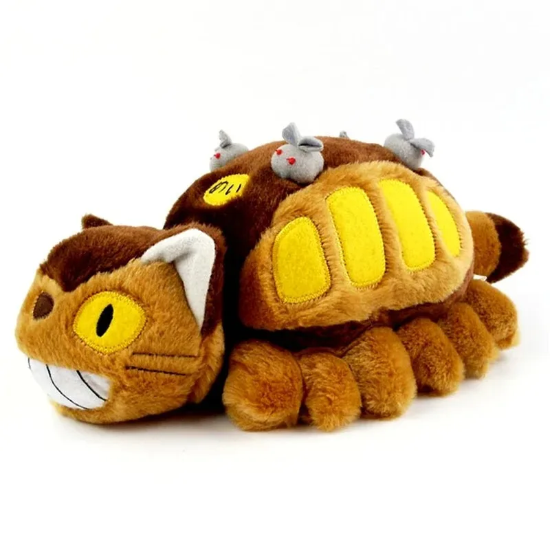 Miyazaki Hayao Studio Cartoon Animation Bus Totoro Doll Soft Plush Animal Toys Stuffed Totoro Bus kids Xmas birthday gift plush toys