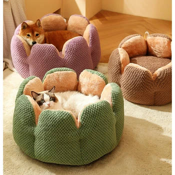 Nest Cactus Petal Shaped Cat Bed 5