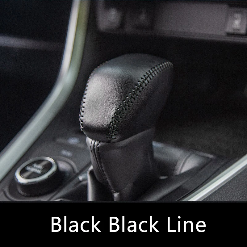 Non-Slip Car Gear Shift Knob Cover Trim with Grip Handle