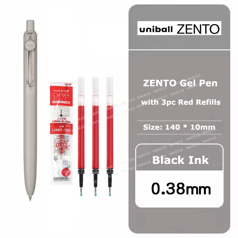 Eco-Friendly Water-Based Gel Pen with Stylish Barrel and Long-Lasting Grip