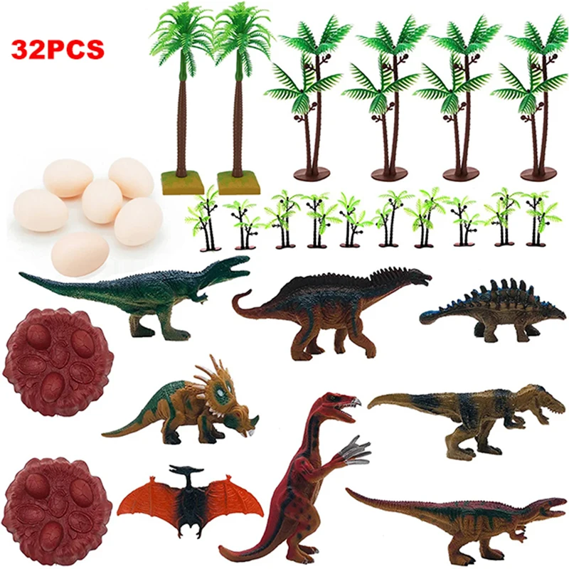 Prehistoric Jurassic Dinosaurs World Pterodactyl Saichania Animals Model Action Figures PVC High Quality Toy For Kids Gift 5