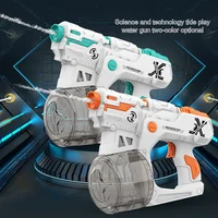 Electric toy water gun outdoor summer beach swimming pool party battle large capacity shooting water gunfun water bucket gameToy 1