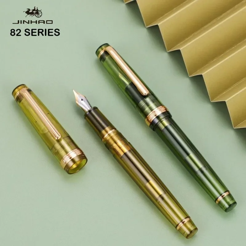 JINHAO 82 Luxury Fountain Pen All Colour 0.7/0.5/0.38mm Nib Business Office Student School Supplies Stationery Pens for Writing 3
