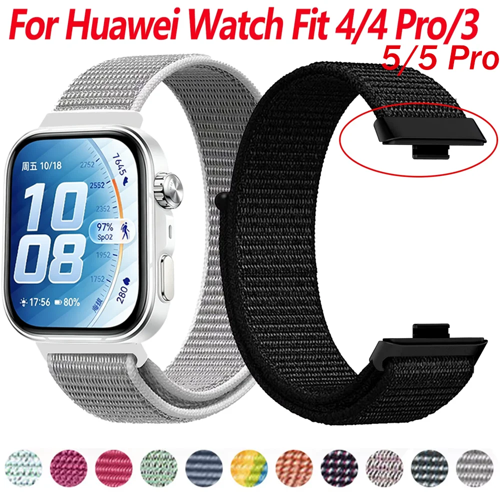 Breathable Nylon Watch Strap for Huawei Watch Fit - Original Bracelet Accessory