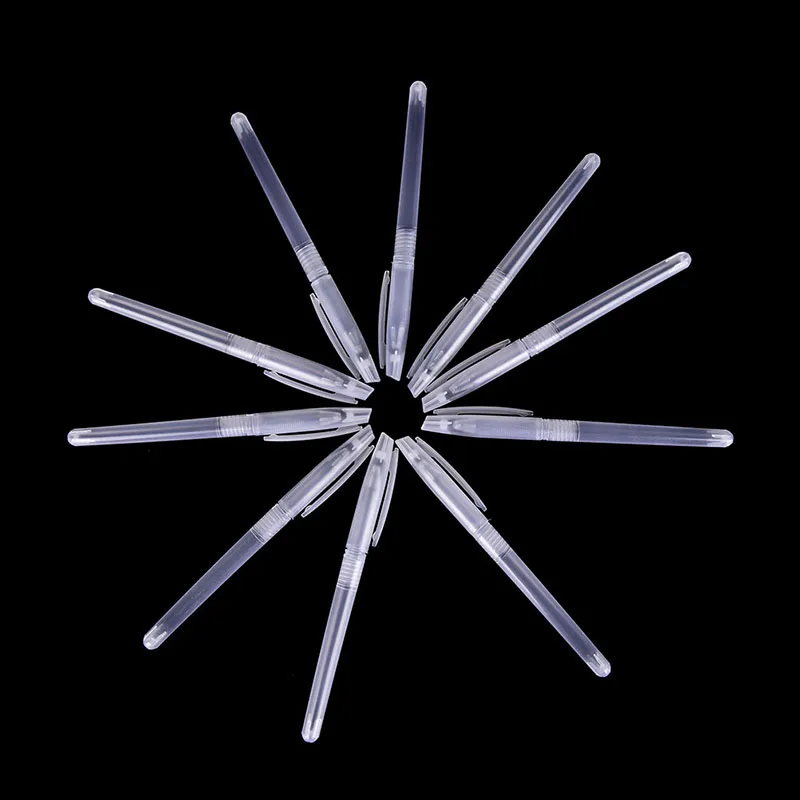 

10pcs Gel Pen Shell Ballpoint Pen Shell Transparent Pen Cover Clear Pen Cover School Office Stationery