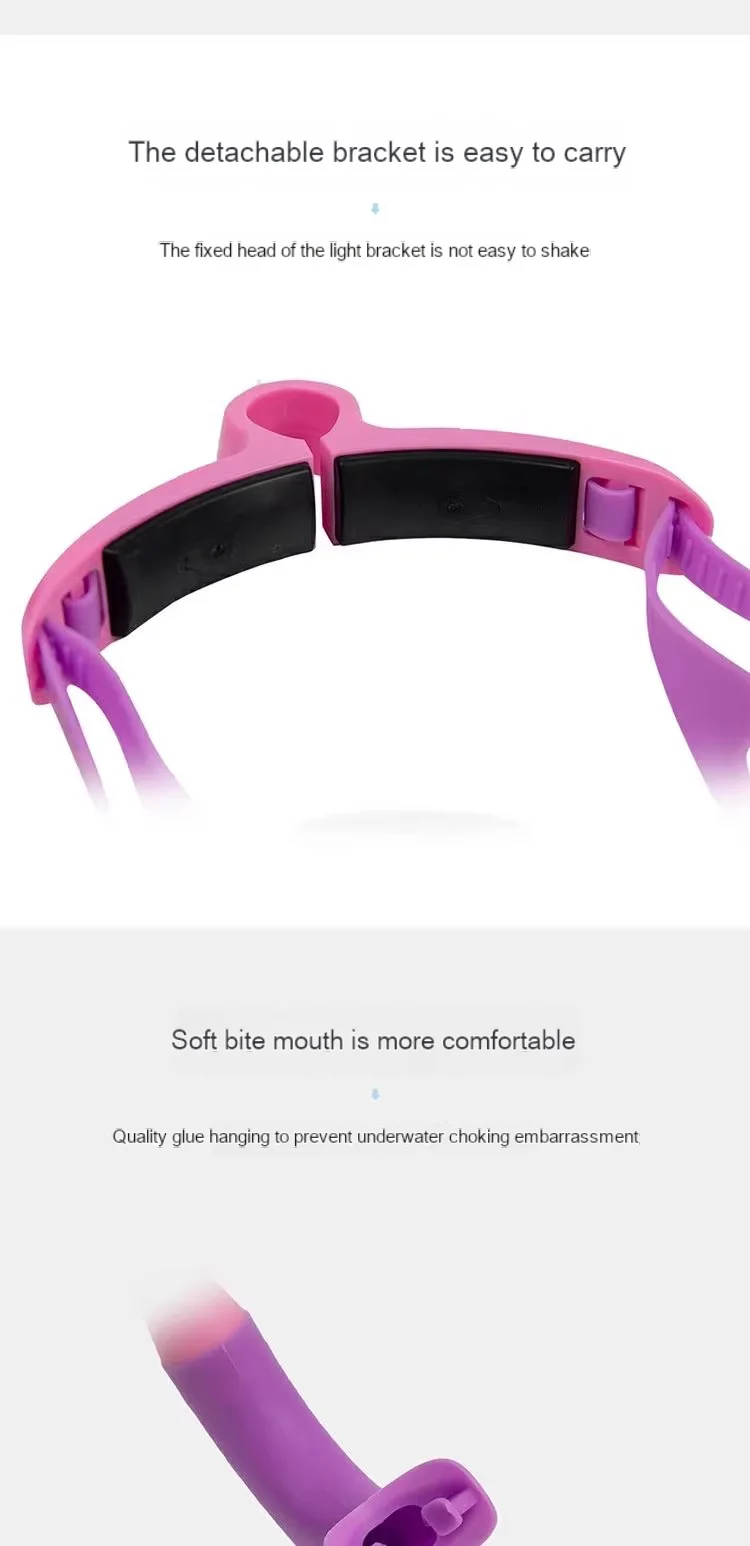 Kid Silicone Snorkel Breathing Swimming Tube For Training Scuba Diving Under Water Snorkling Breathing Diving Equipment