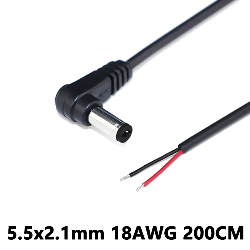 12V DC Power Cable Pigtail Cable 5.5 2.1mm 5.5 2.5mm Jack Barrel Connector For Camera CCTV Repair Auto LED Strip Lighting DIY image 15
