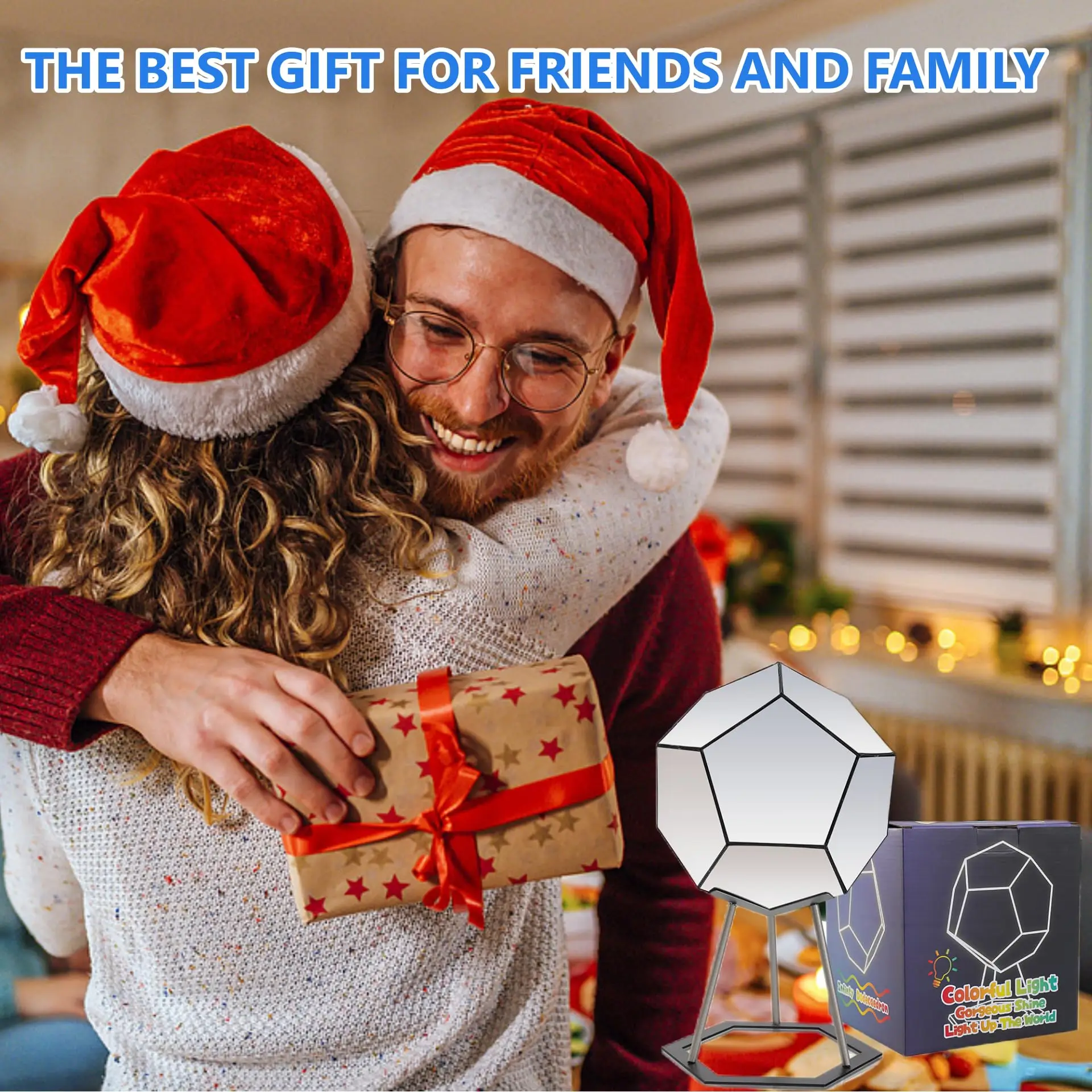 RGB LED Night Light For Gaming Room Decor 3D Cube Cool RGB Color Changing Night Lighting APP Remote Control Home Decoration