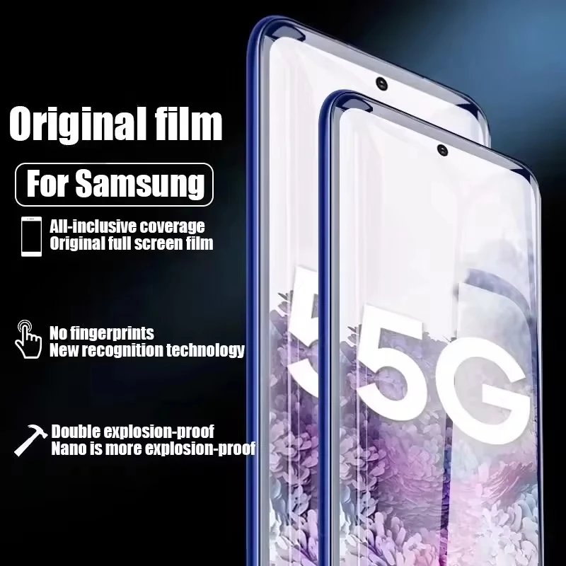 1-5 pezzi pellicola idrogel a copertura totale per Samsung A55 5G A54 A53 A52 A35 A34 A33 A32 A31 A25 A22 A14 A13 A05 A04 A03 protezioni schermo - immagine 2