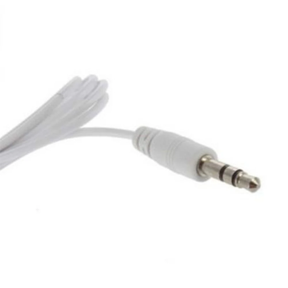 Mini 3.5mm Jack Wired Pillow Speaker for MP3 MP4 CD Player Phone Radio Portable Outdoor Sports Audio Stereo Universal White 6
