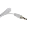 Mini 3.5mm Jack Wired Pillow Speaker for MP3 MP4 CD Player Phone Radio Portable Outdoor Sports Audio Stereo Universal White 6