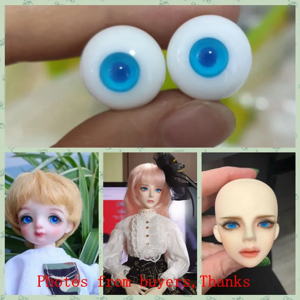 

Doll Accessories 6 8 10 12MM 14MM 16MM 18mm bjd doll glass eyes eyeball small iris toy blue eyes EHFB200