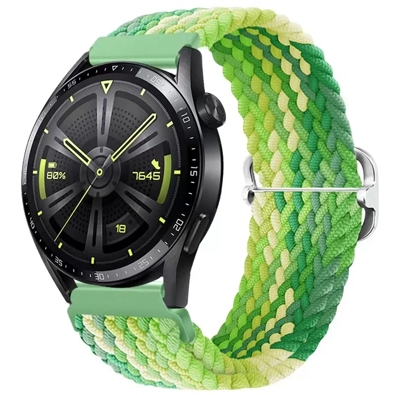 Adjustable Woven Nylon Watch Strap, 20mm/22mm - Universal Fit