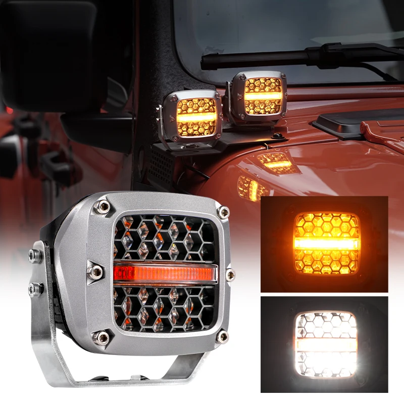 

Wrok Light LED Lightbar For Truck Off Road Tractor SUV 4X4 ATV Car Spot Beam LED Driving Fog Light Bar Yellow White Spotlight