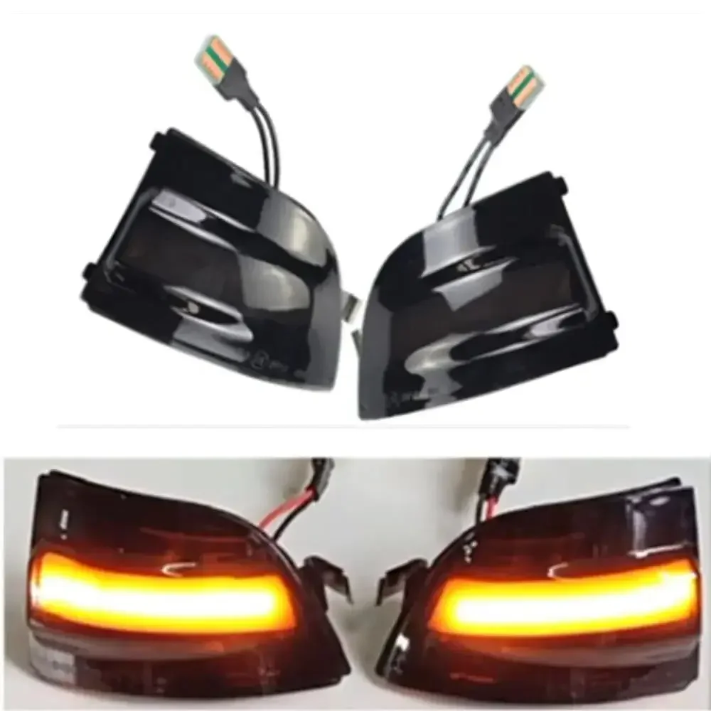 

2pcs Repeater Dynamic Turn Signal Light LED Side Wing Rearview Mirror Indicator Blinker For Ford Focus 2 MK2 2004-2008 C-MAX