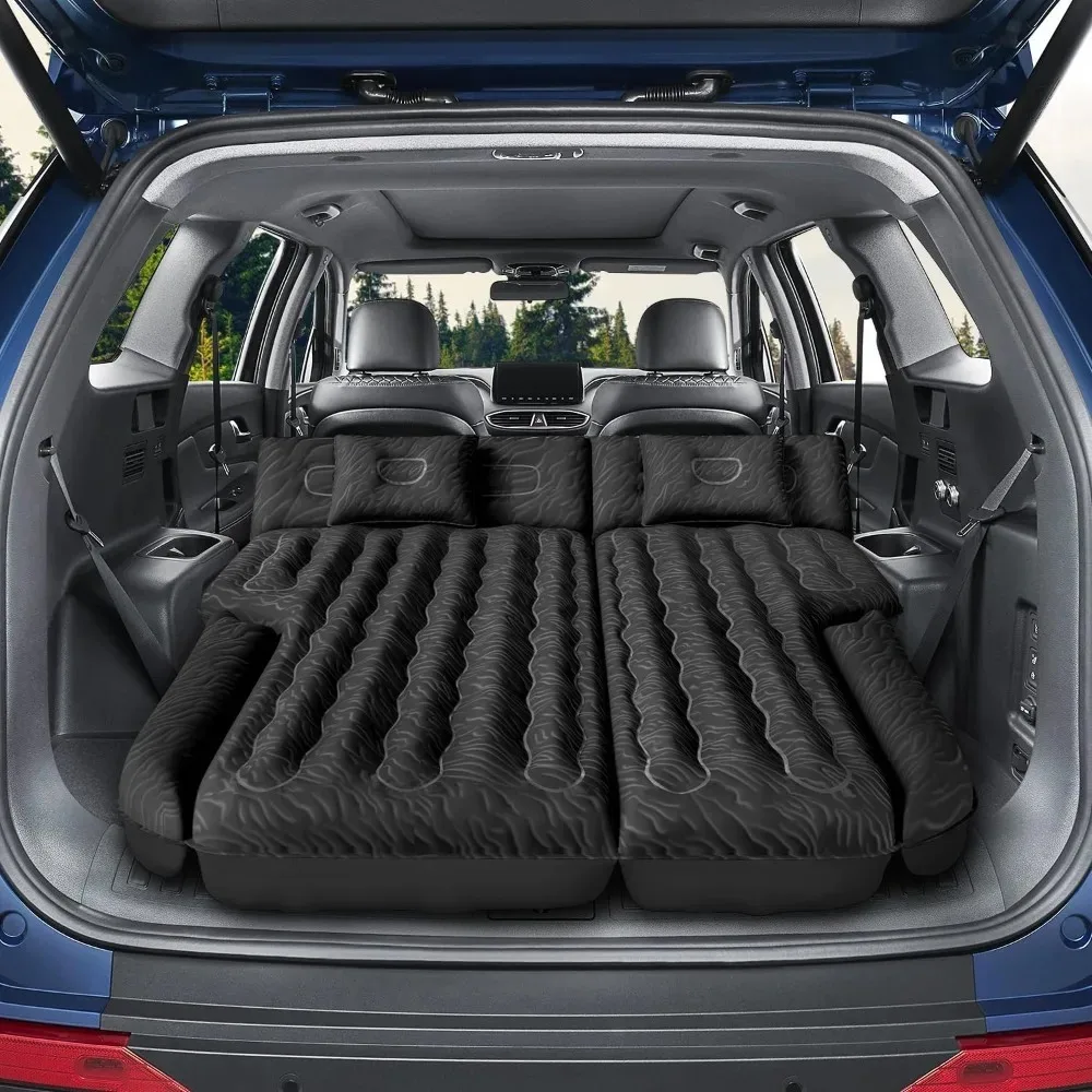 

Inflatable SUV Air Mattress Bed Car Mattress for SUV, Double-Sided Flocking Travel Camping Bed Car Air Mattress