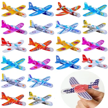 20-100 pièces/sac planeurs avions mousse assembler avion jouets enfants cadeaux d'anniversaire faveurs de fête enfants prix scolaires Goodie remplisseurs 1