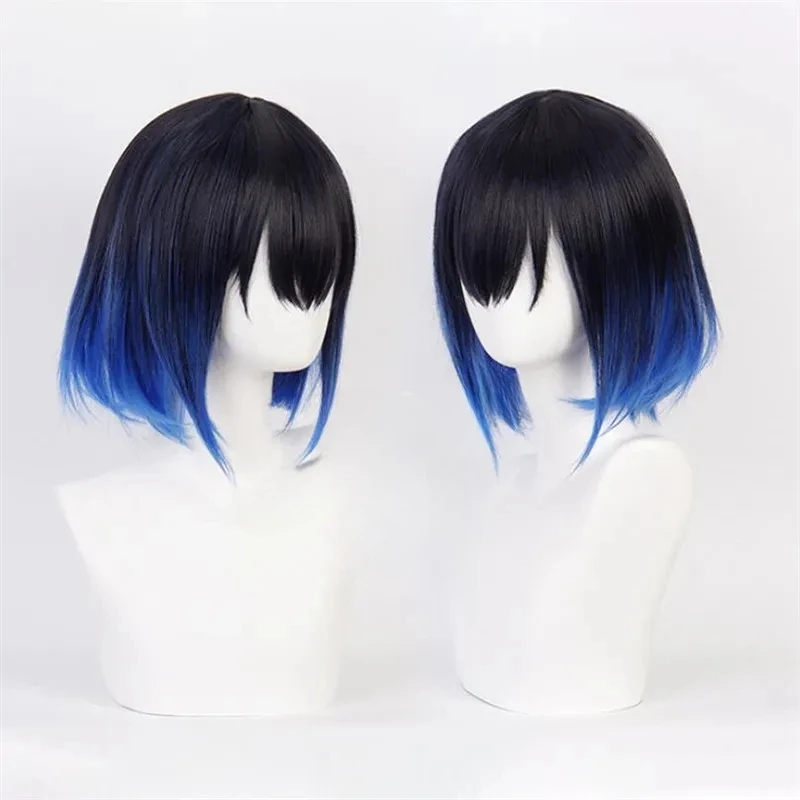 

High Quality Anime Demon Slayer Kimetsu no Yaiba Hashibira Inosuke Cosplay Wig Heat Resistant Synthetic Hair Wigs