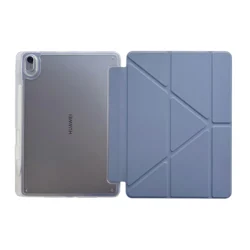 Premium Shockproof Acrylic Tablet Cover with Pencil Holder and Y - Fold Design for MatePad 11 2021 2023 (YKL3Y Dark Gray)