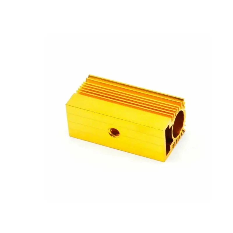 Golden Cooling Heatsink Holder with Mount for 12mm Laser Diode Module