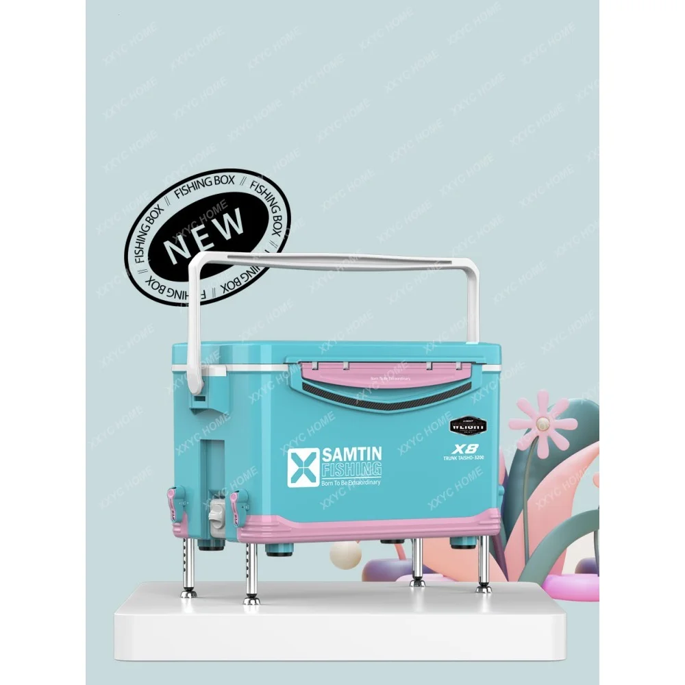 

Fishing Box Can Sit Fishing Box Multi-Functional Super Light and Super Hard Full Set Thickened Fishing Box