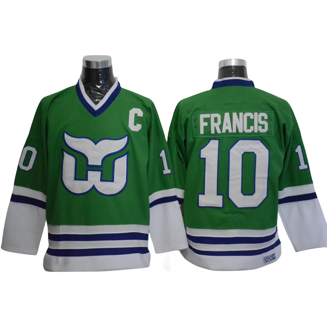 Hartford Whalers NHL CCM Ron Francis Sewn Name Number Jersey