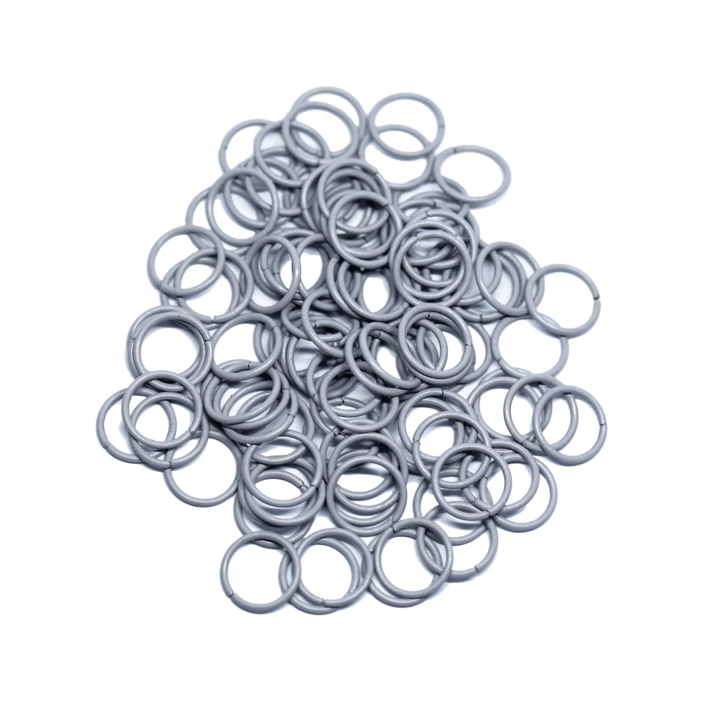 100pcs/lot 1x10mm Wholesale Colorful Metal DIY Jewelry Findings close Single Loops Jump Rings & Split Ring for jewelry making