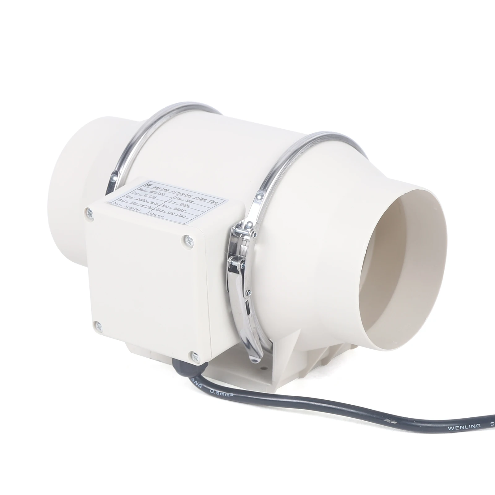 Pričvršćivanje stezaljki na tijelo ventilatora