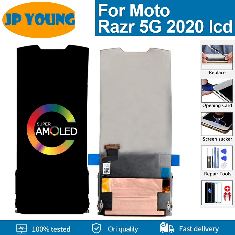 6.2 ''Originale Per Motorola Moto Razr 5G 2020 Xt2071-4 Display Lcd Per Moto Razr 5G Touch Screen Digitizer Assembly Sostituzione