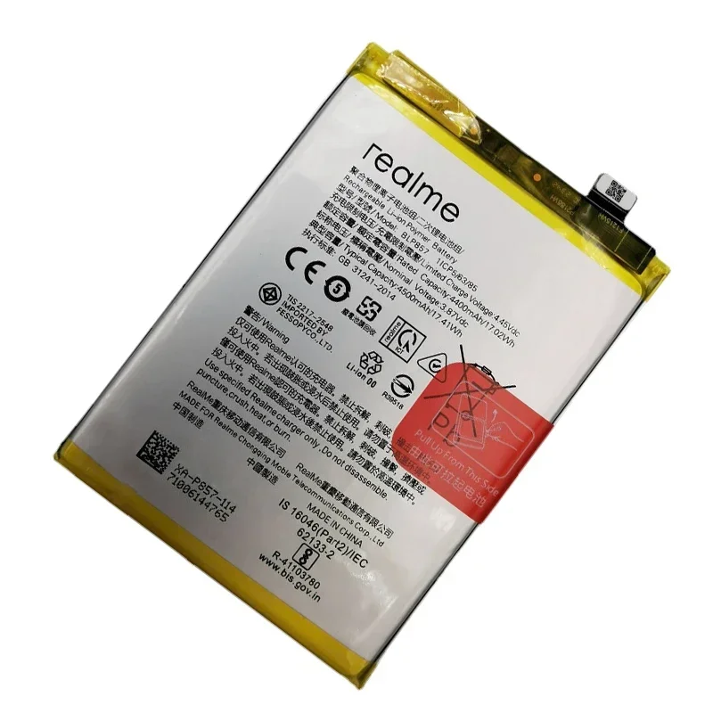 100% Orginal 4500mAh High Quality Replacement Battery For OPPO Realme GT NEO RMX3031 BLP857 Mobile Phone Latest Batteries