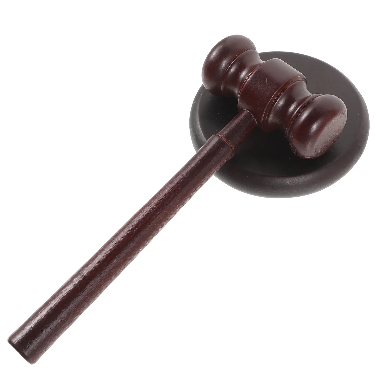 Healifty Gavel Block Set Wood Hammer Sound Block Wooden Mallet Justice Costume Dress Up Accessory