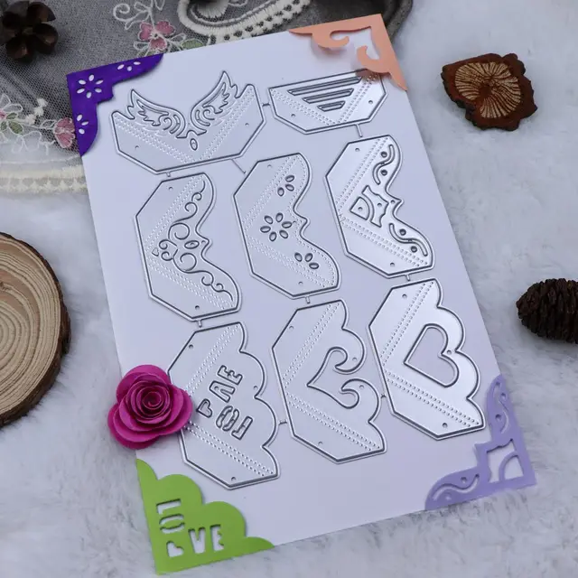 Fustelle Per Scrapbooking - Forme Matrimonio, Per Carta E Cartoncino, Fai Da Te - Foto 2