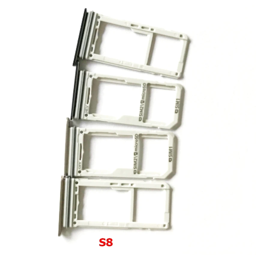 

50Pcs SIM Card Slot SD Card Tray Holder Adapter For Samsung S8 G950F G950 S8 Plus G955 G955F