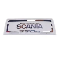 Metal Paste Model Back Front Stickers Decoration Parts for 1/14 Tamiya Truck Tractor Scania 56368 770s DIY RC Cars Upgrade Parts 2